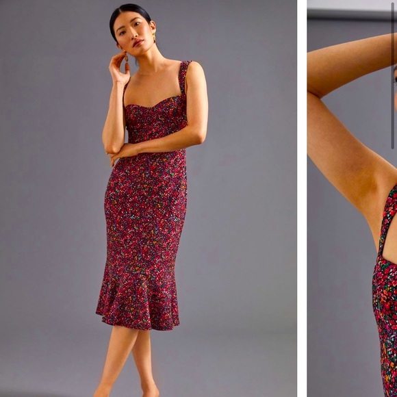 Anthropologie Dresses & Skirts - Anthropologie NWT Hutch Sweetheart MIDI Dress Size MP.